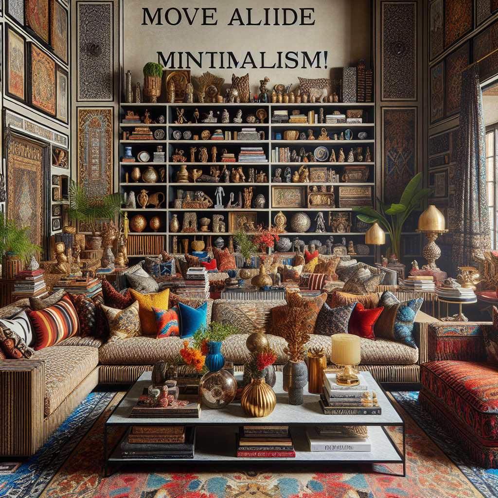 Minimalis Sudah Lewat! Tren Maximalist Furniture 2025 yang Bikin Rumah Hidup